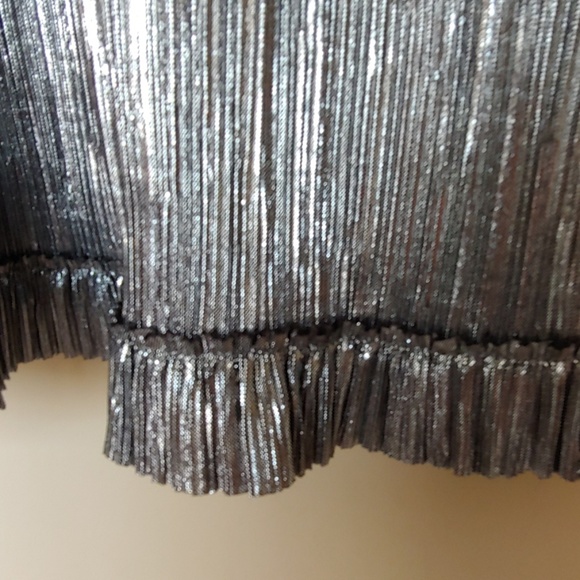 DKNY Jeans Metallic Silver Dress - Picture 6 of 6